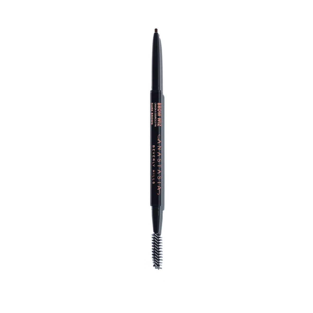Anastasia Beverly Hills Brow Wiz Dark Brown pencil tip close-up for precise brow definition.