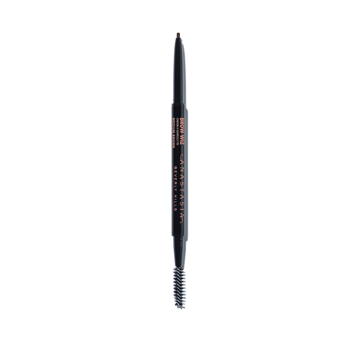 Anastasia Beverly Hills Brow Wiz close-up shows precise outlining for defined brows.