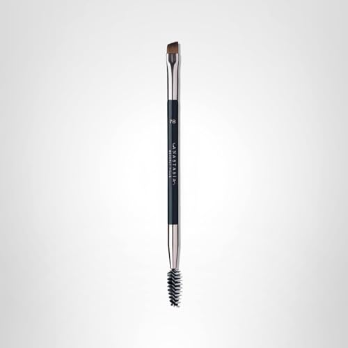 Anastasia Beverly Hills Brush 7B brow powder application in action for precise shaping.