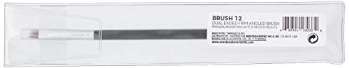 Anastasia Beverly Hills Duo Brush 12 angled bristle guides clean, sharp brow edges.