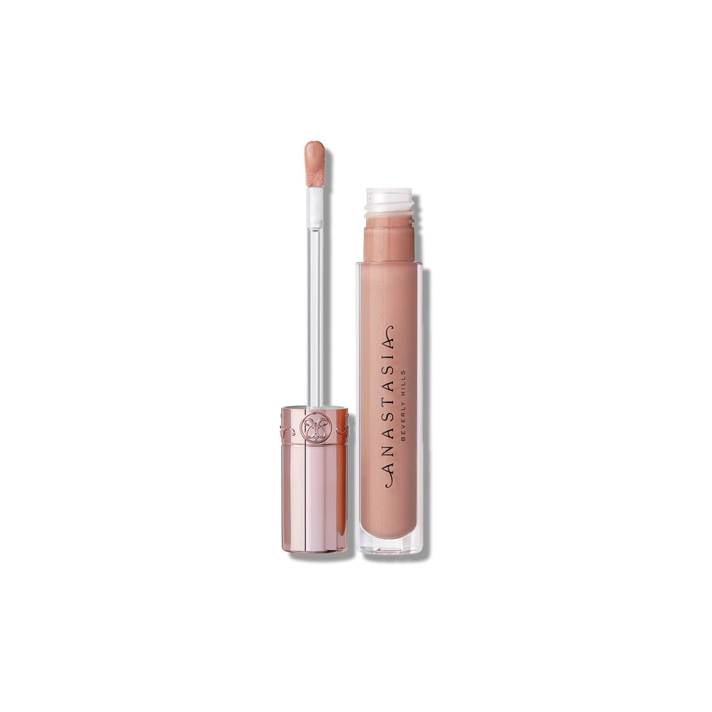 Anastasia Beverly Hills lip gloss cantaloupe tube-cap for luminous one-swipe shine