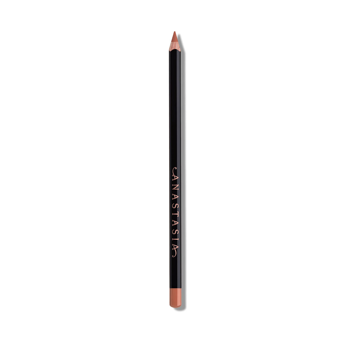 Anastasia Beverly Hills Lip Liner Hazelnut in-application on the lips for defined contours.