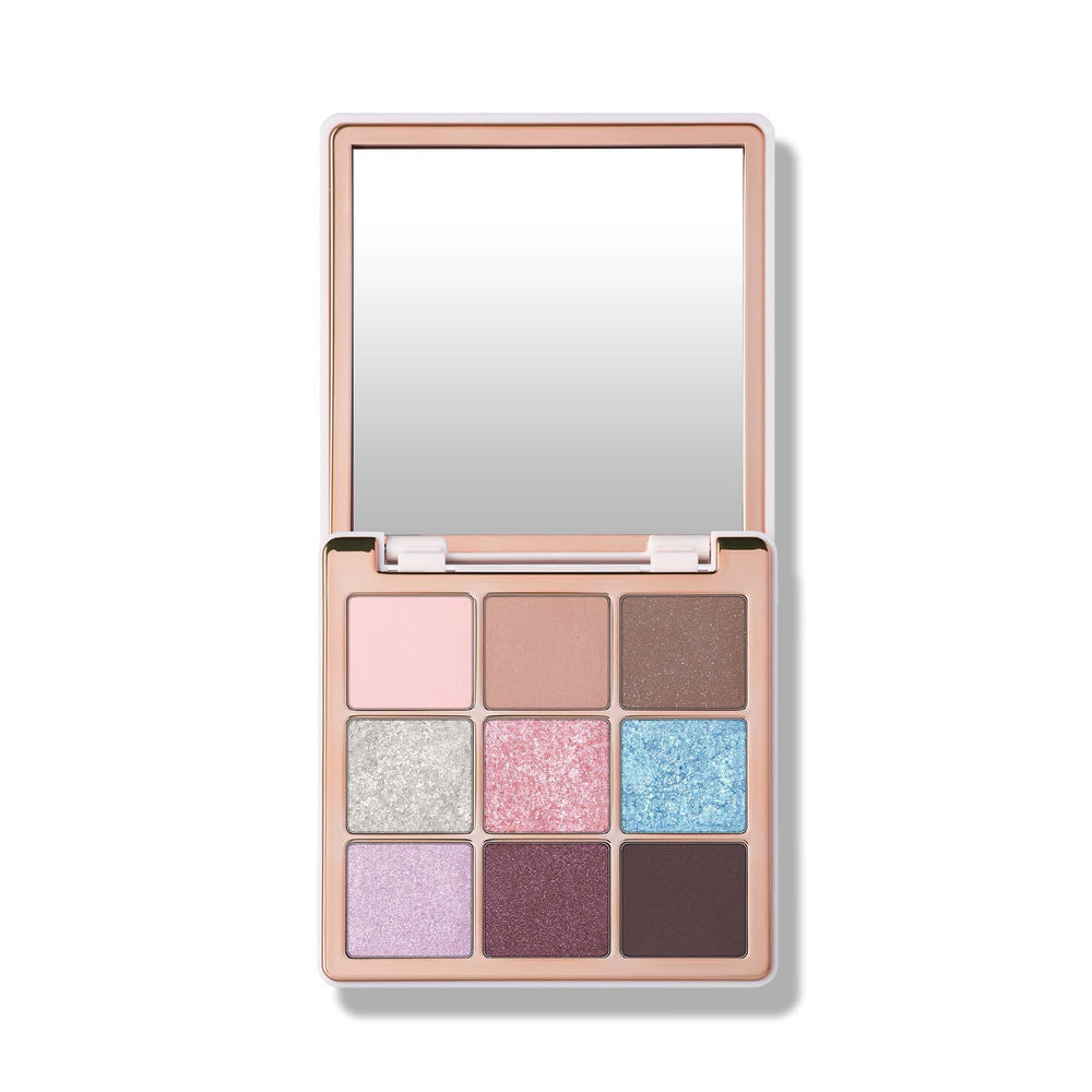 Anastasia Beverly Hills Mini Sugar Eyeshadow Palette open compact with nine versatile shades for day to night looks