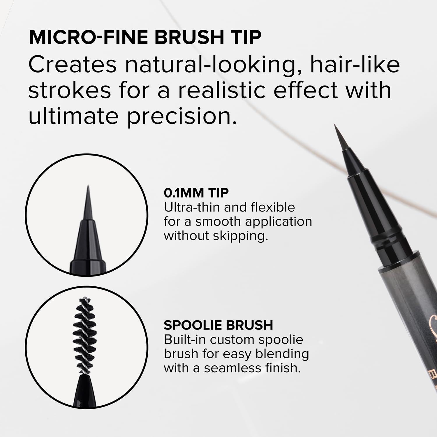 Anastasia Beverly Hills MicroStroke Brow Pen packaging for on-the-go touch-ups.