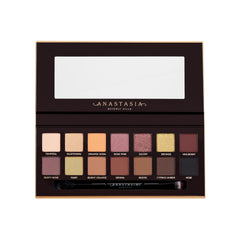 Anastasia Beverly Hills Soft Glam palette open inside highlights the large mirror and travel-friendly design.