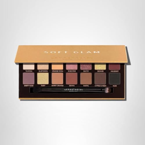 Anastasia Beverly Hills Soft Glam palette delivers high color payoff with buildable intensity.