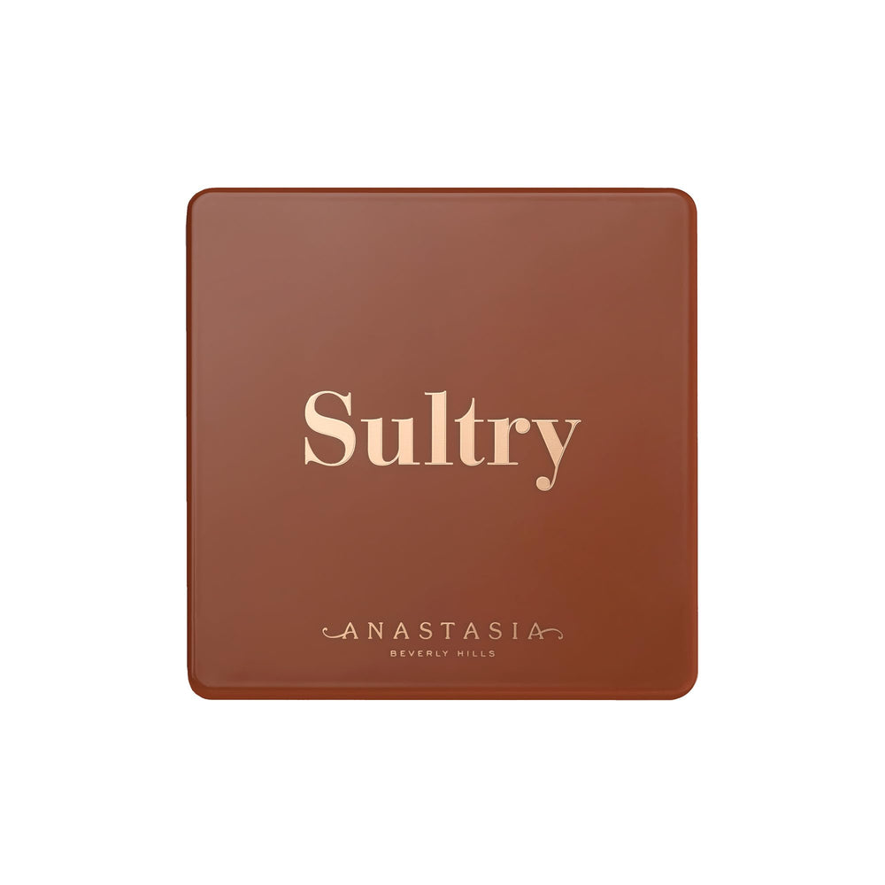 Anastasia Beverly Hills Sultry Mini Eyeshadow Palette close-up shows buttery pigment texture
