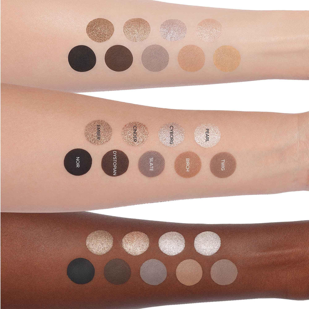 Anastasia Beverly Hills Sultry Mini Eyeshadow Palette day-night-look demonstrates versatility