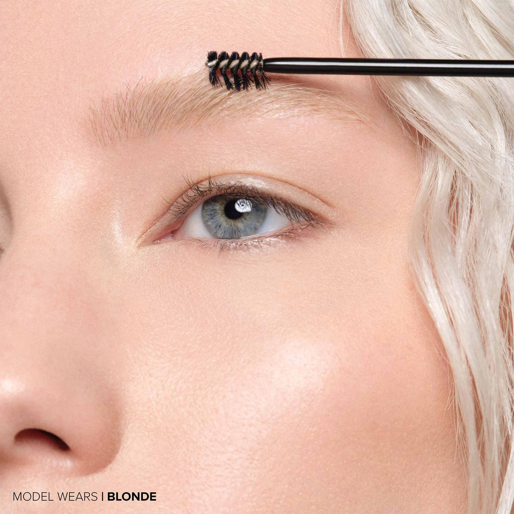 Anastasia Beverly Hills Volumizing Tinted Brow Gel Blonde wear-test demonstrating tint longevity