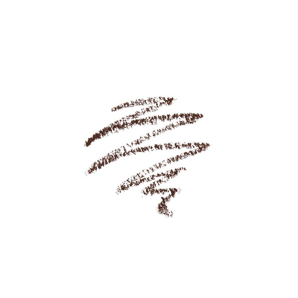 Anastasia Beverly Hills Brow Definer Chocolate spoolie close-up shows brow grooming and blending in action.