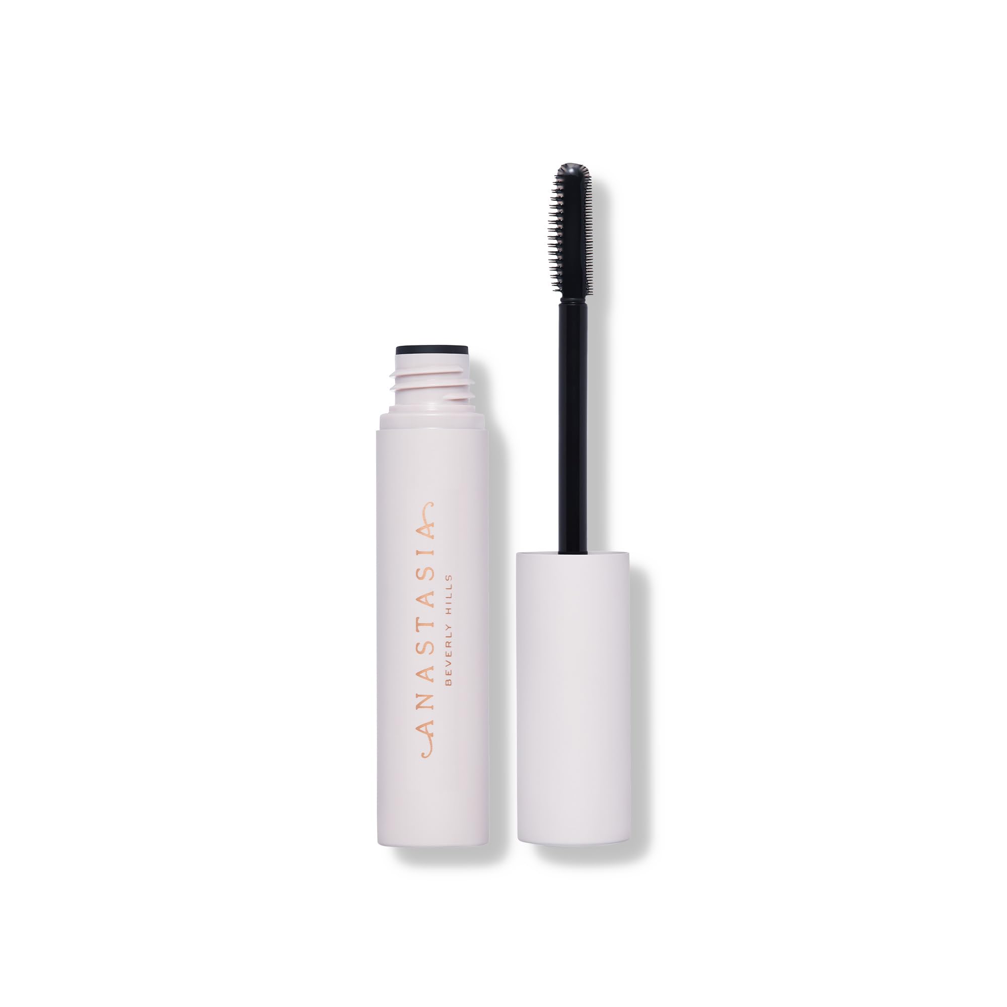 An Anastasia Beverly Hills Brow Freeze Gel applicator brush in action