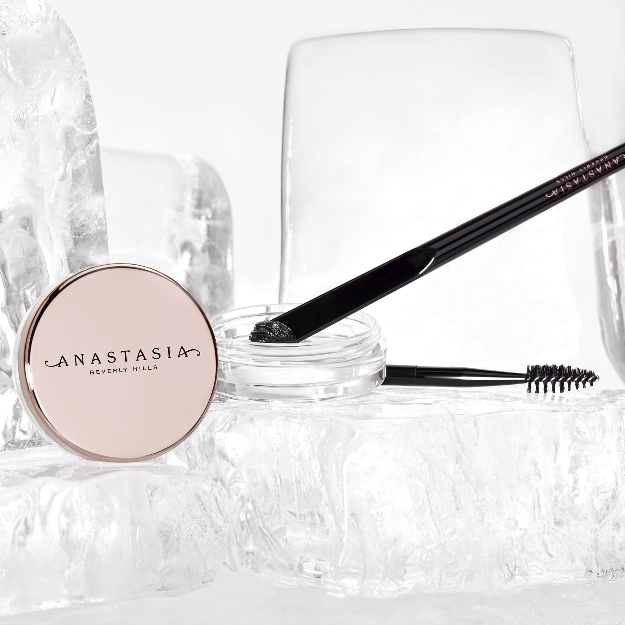 Anastasia Beverly Hills Brow Freeze tool in action for lifted feathered brows.