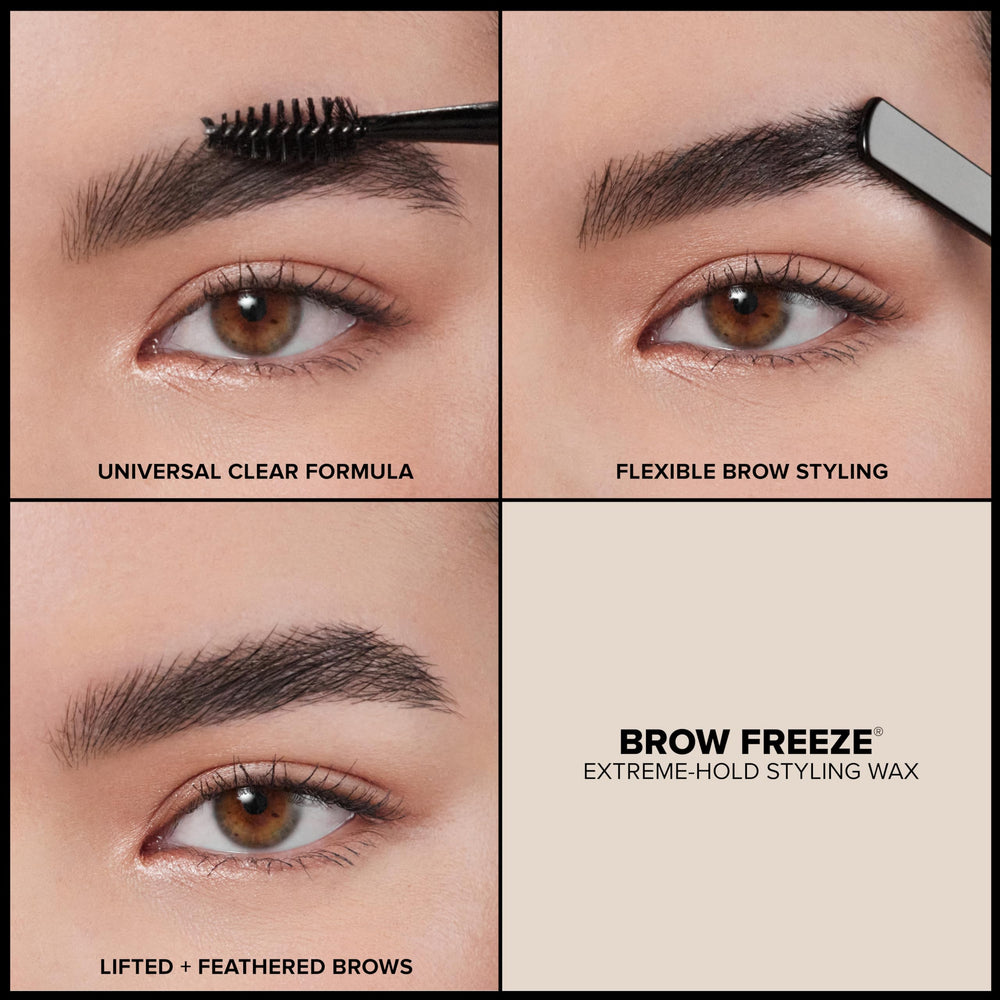 Anastasia Brow Freeze tames unruly coarse brow hair for cleaner lines