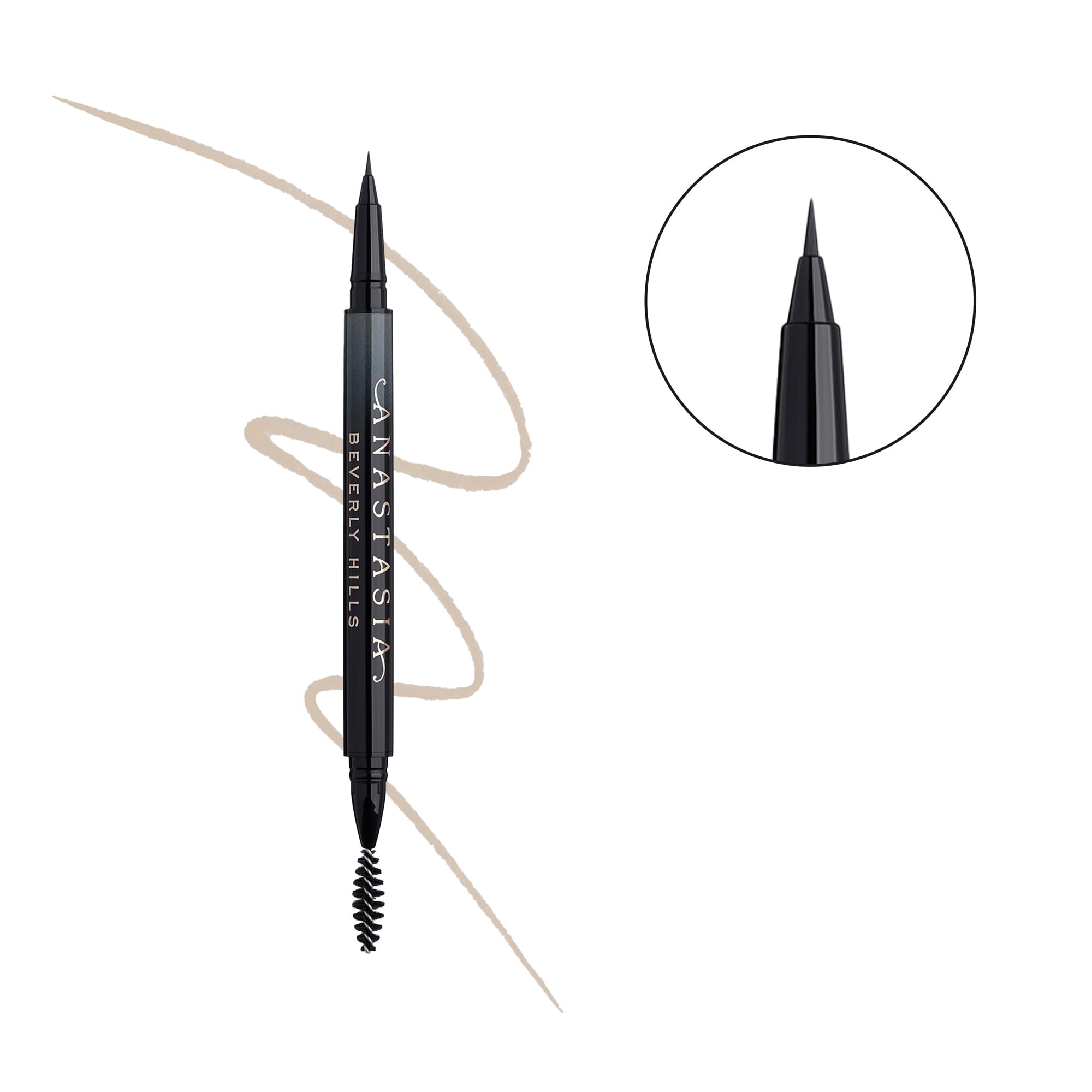 Anastasia Beverly Hills Microstroke Brow Pen Blonde feather-stroke strokes build definition for subtle to bold looks.