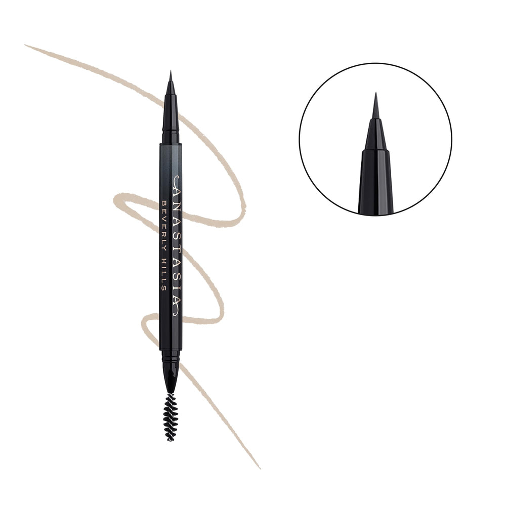 Anastasia Beverly Hills Microstroke Brow Pen Blonde feather-stroke strokes build definition for subtle to bold looks.