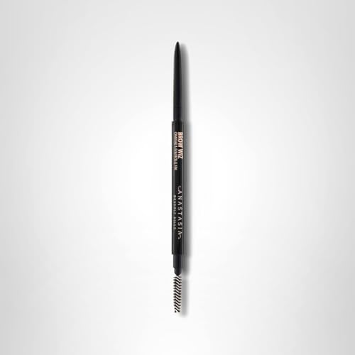 Anastasia Brow Wiz Ash Brown comparison shows precise vs. varying precision