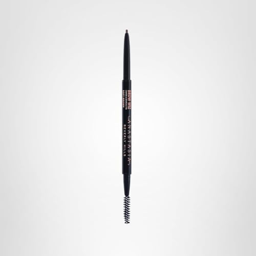Anastasia Brow Wiz Soft Brown fine tip delivers precise arch definition.