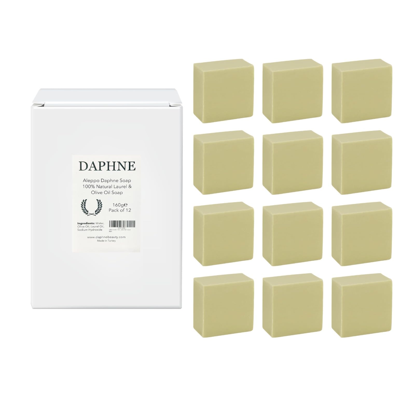 AnatoliaDaphne Aleppo soap bar full-size for gentle cleansing ritual