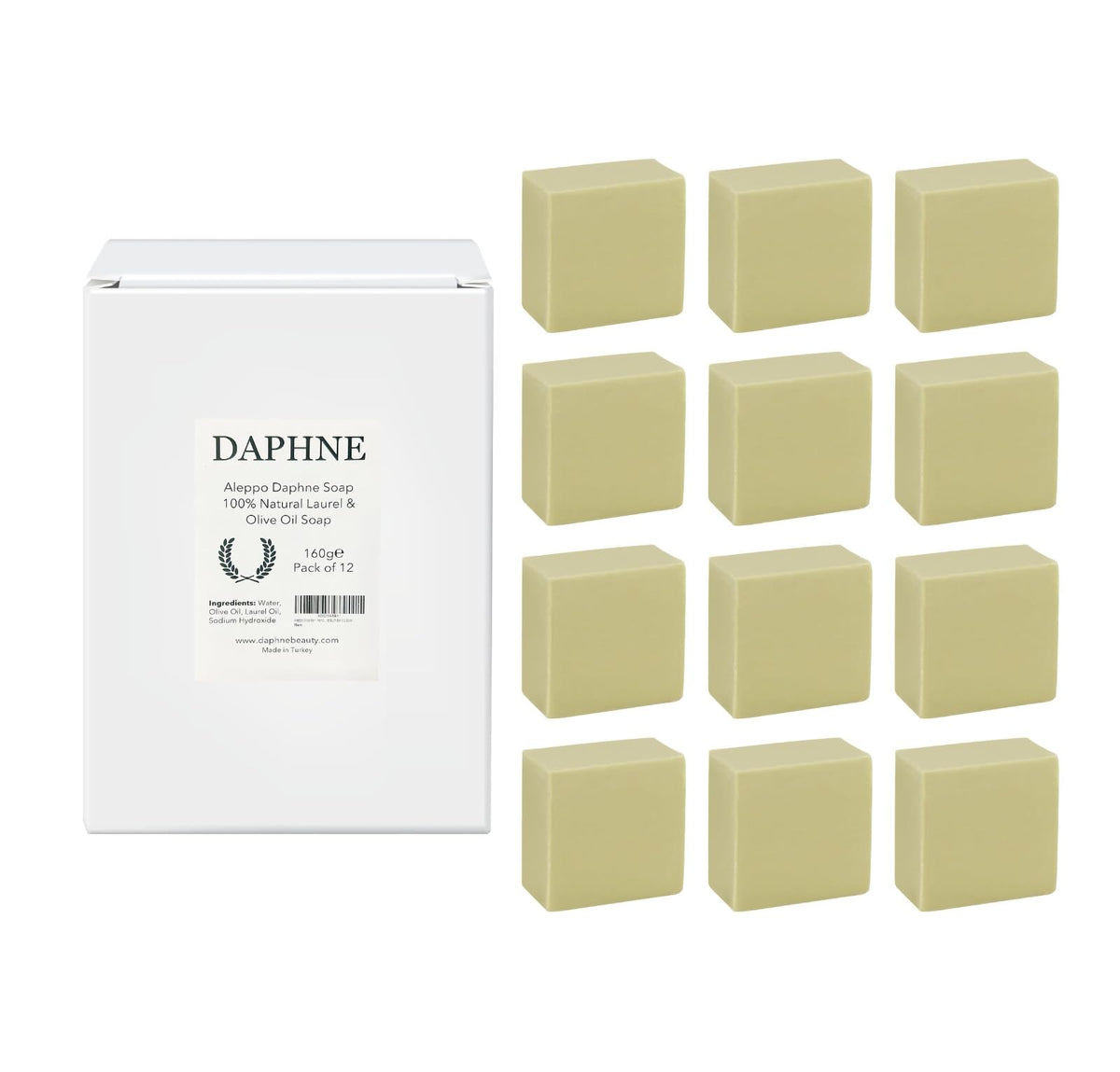 AnatoliaDaphne Aleppo soap bar full-size for gentle cleansing ritual