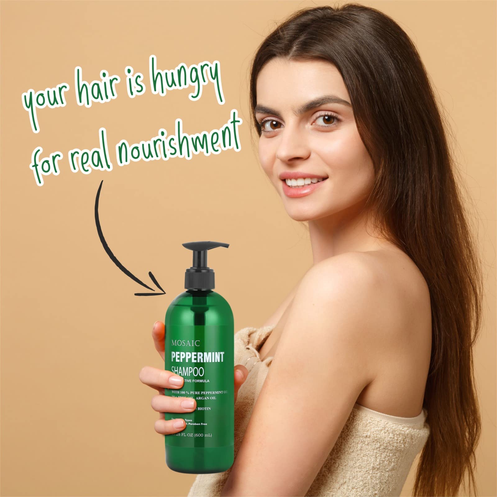 AnatoliaDaphne Biotin vitamin H label signals hair vitality support