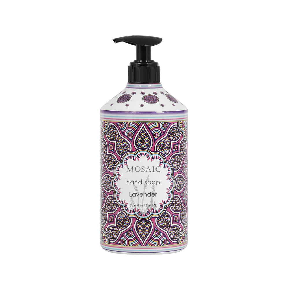 AnatoliaDaphne mosaic bathroom kitchen display showcasing stylish hand soap set