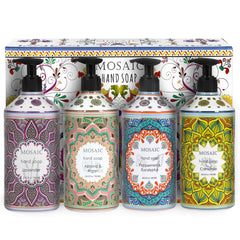 AnatoliaDaphne mosaic hand soap lavender pump for daily handwashing with luxurious moisture