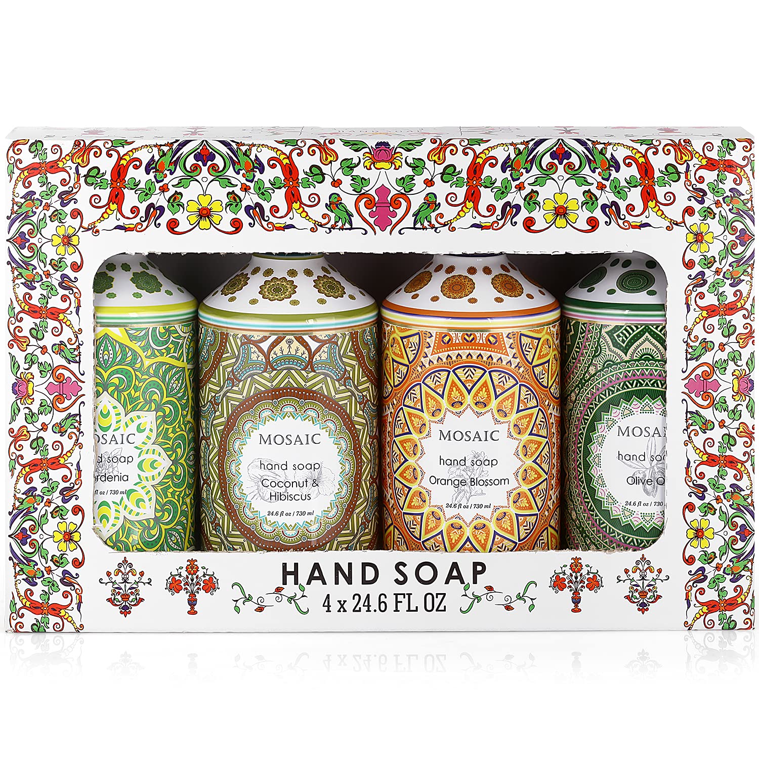 AnatoliaDaphne Mosaic Hand Soap Gift Set olive oil pump for everyday moisturized hands