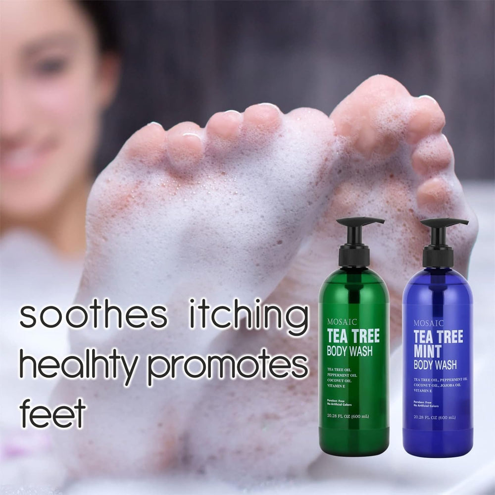 AnatoliaDaphne Tea Tree Body Wash moisturized skin after use imagery