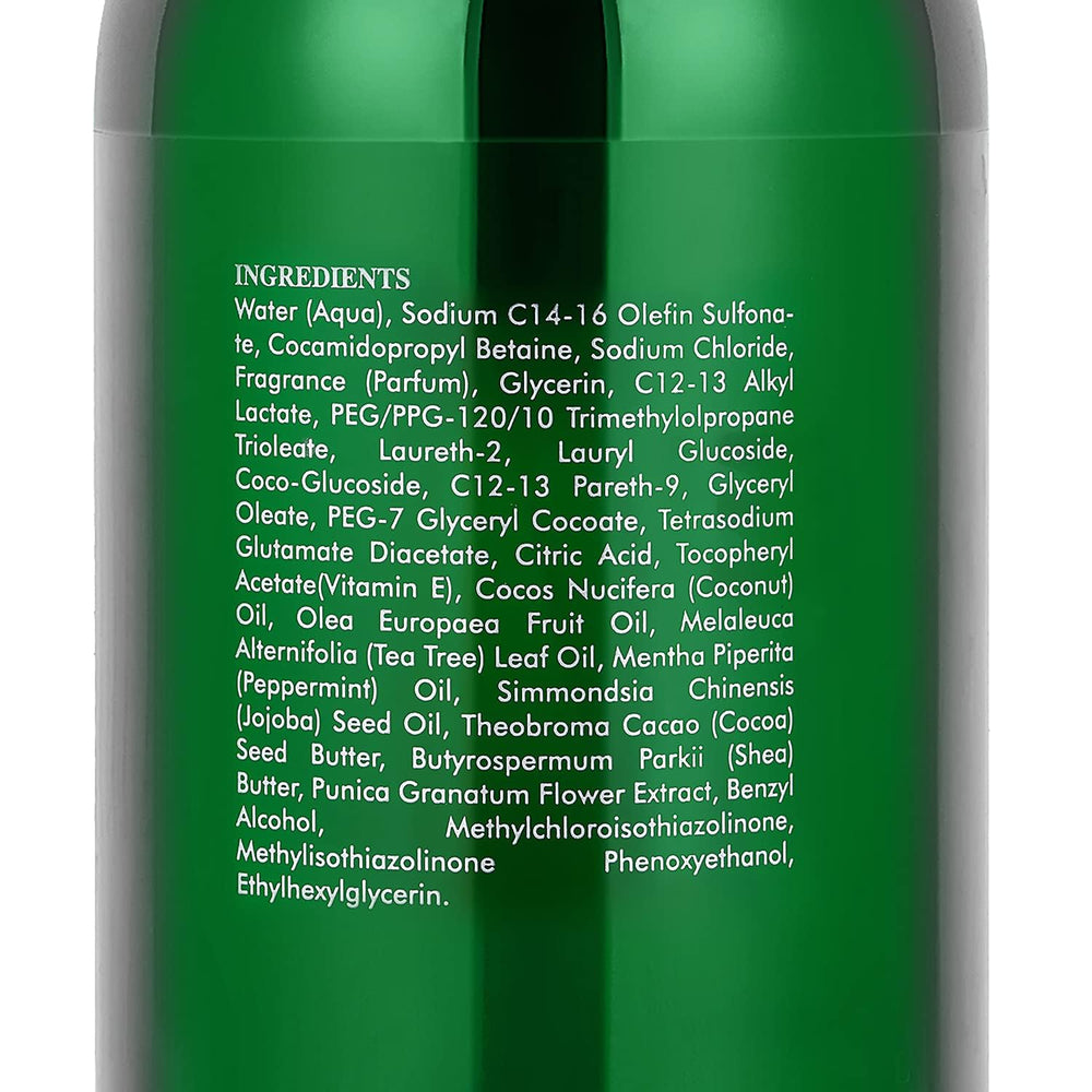 AnatoliaDaphne Tea Tree Body Wash sulfate-free formula shown in clean packaging