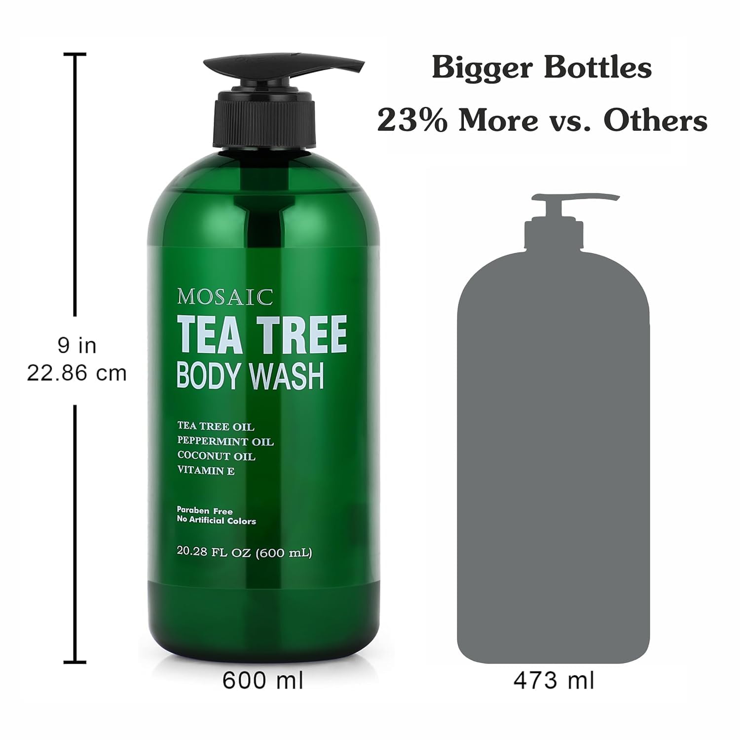 AnatoliaDaphne Tea Tree Body Wash foam texture showing cleansing lather