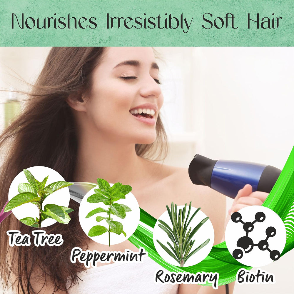 AnatoliaDaphne Tea Tree Shampoo label close-up confirms 100% Tea Tree Oil