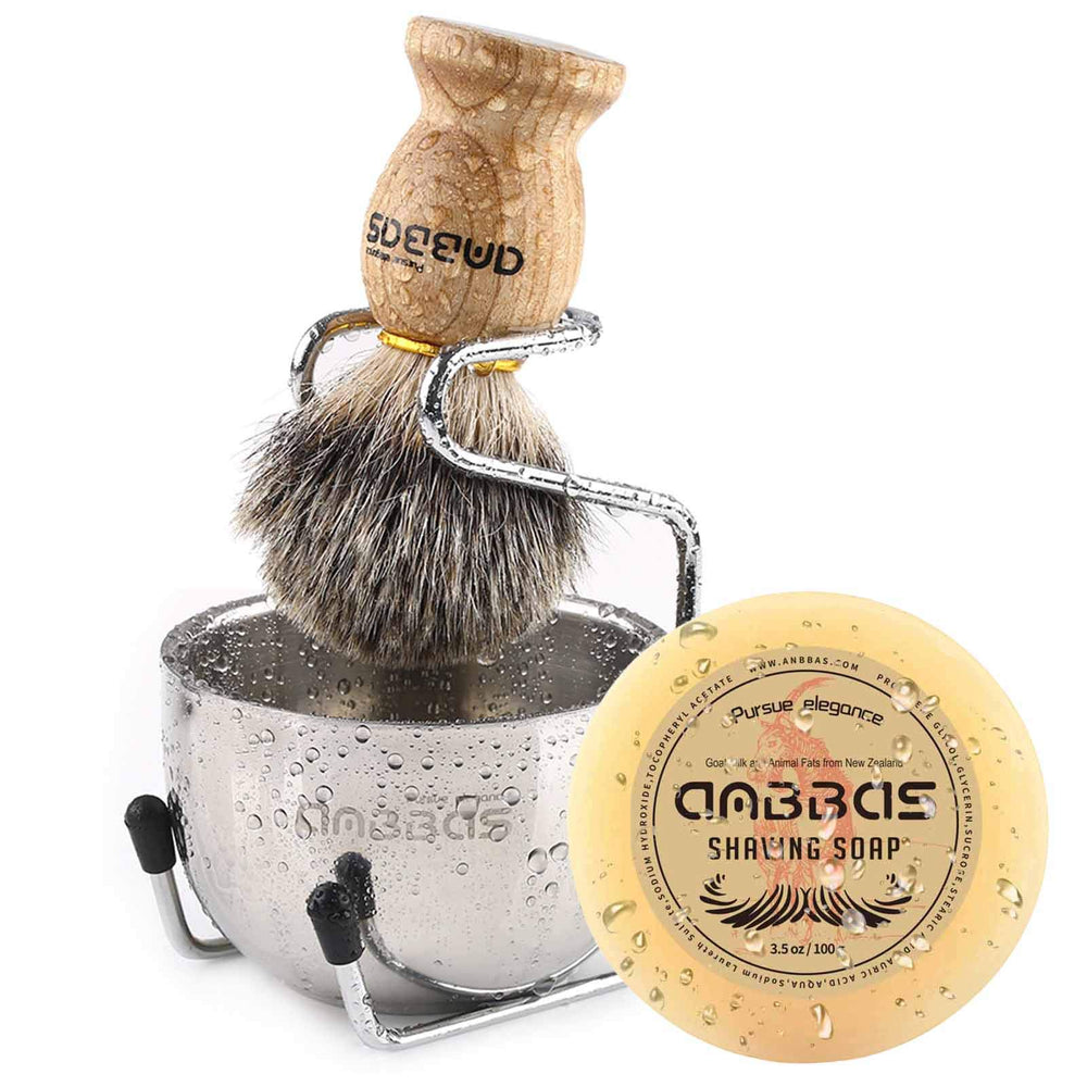 Anbbas gift-ready traditional shaving set for enthusiasts