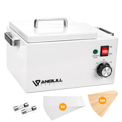 Anbull 5.5lb wax warmer with temperature dial for precise heat control.