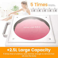Anbull 5.5lb wax warmer large capacity enables multi-area waxing in one session.