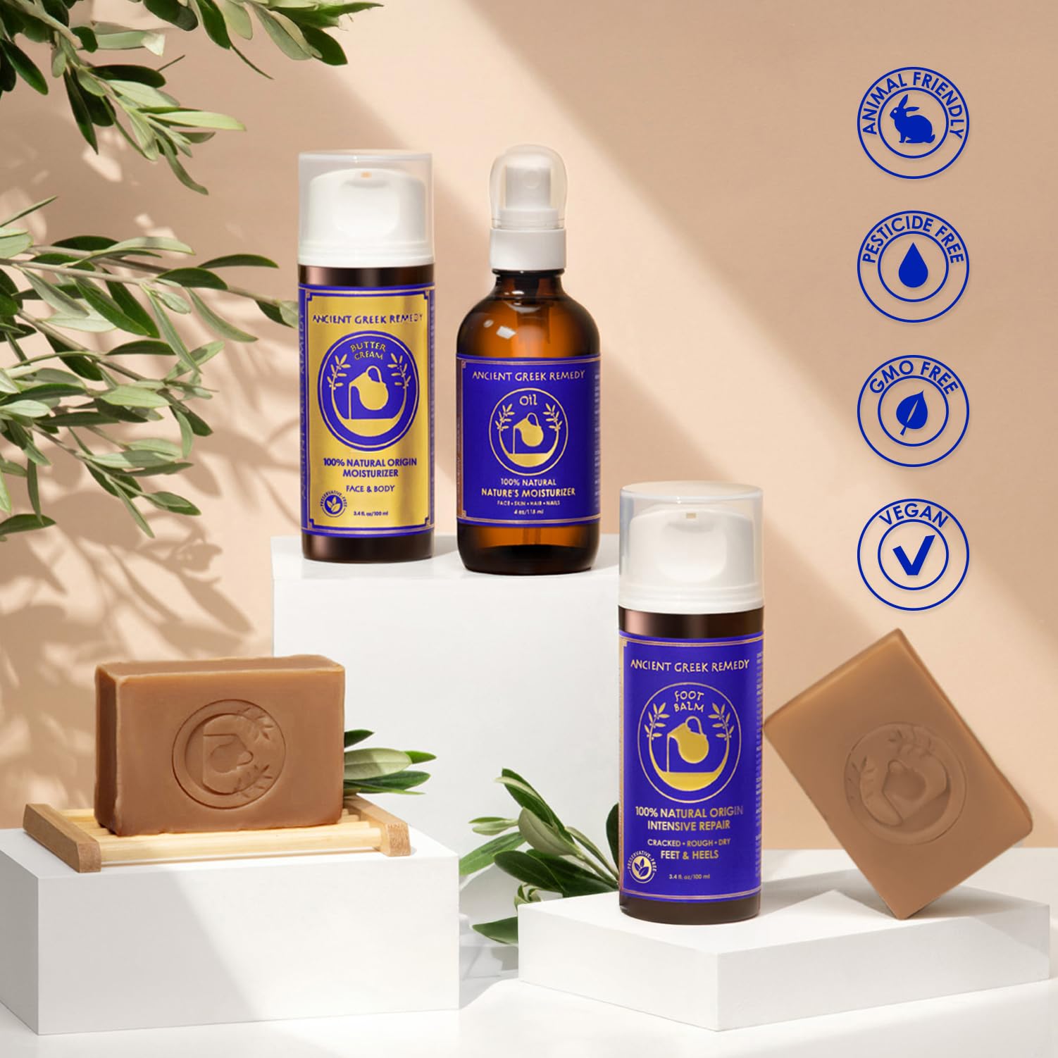 Ancient Greek Remedy soap holder display showcasing organized, stylish bathroom storage.