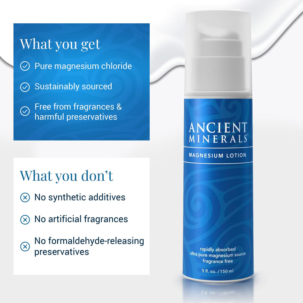 Ancient Minerals non-greasy texture close-up showing quick absorption