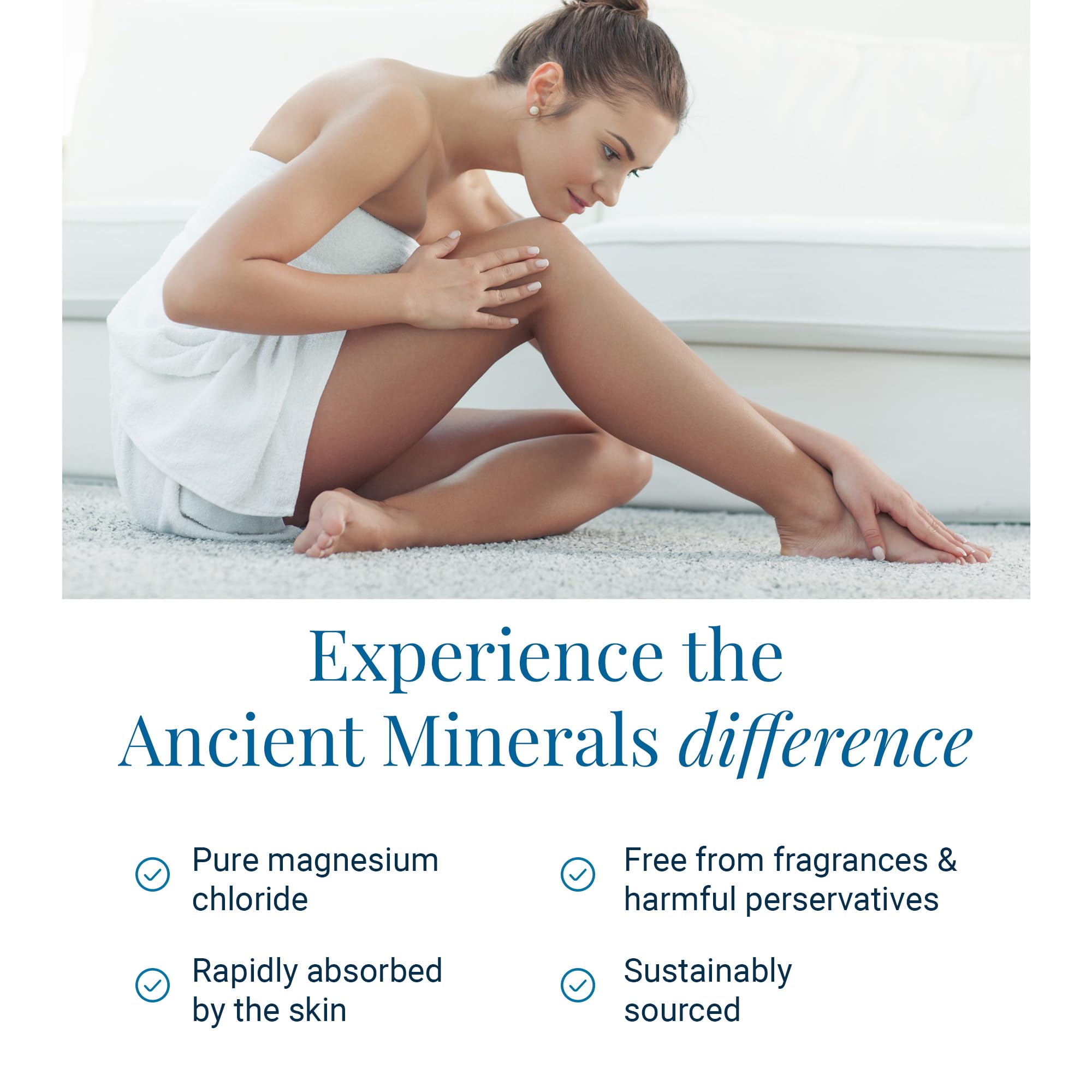 Fragrance-free formulation emphasizes clean, skin-friendly mineral spray for sensitive skin users