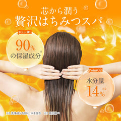 & HONEY Deep Moist Treatment 2.0 bottle with argan oil for shine and softness.