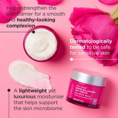 Andalou Naturals Alpine Rose Stem Cells graphic suggesting vitality restoration.