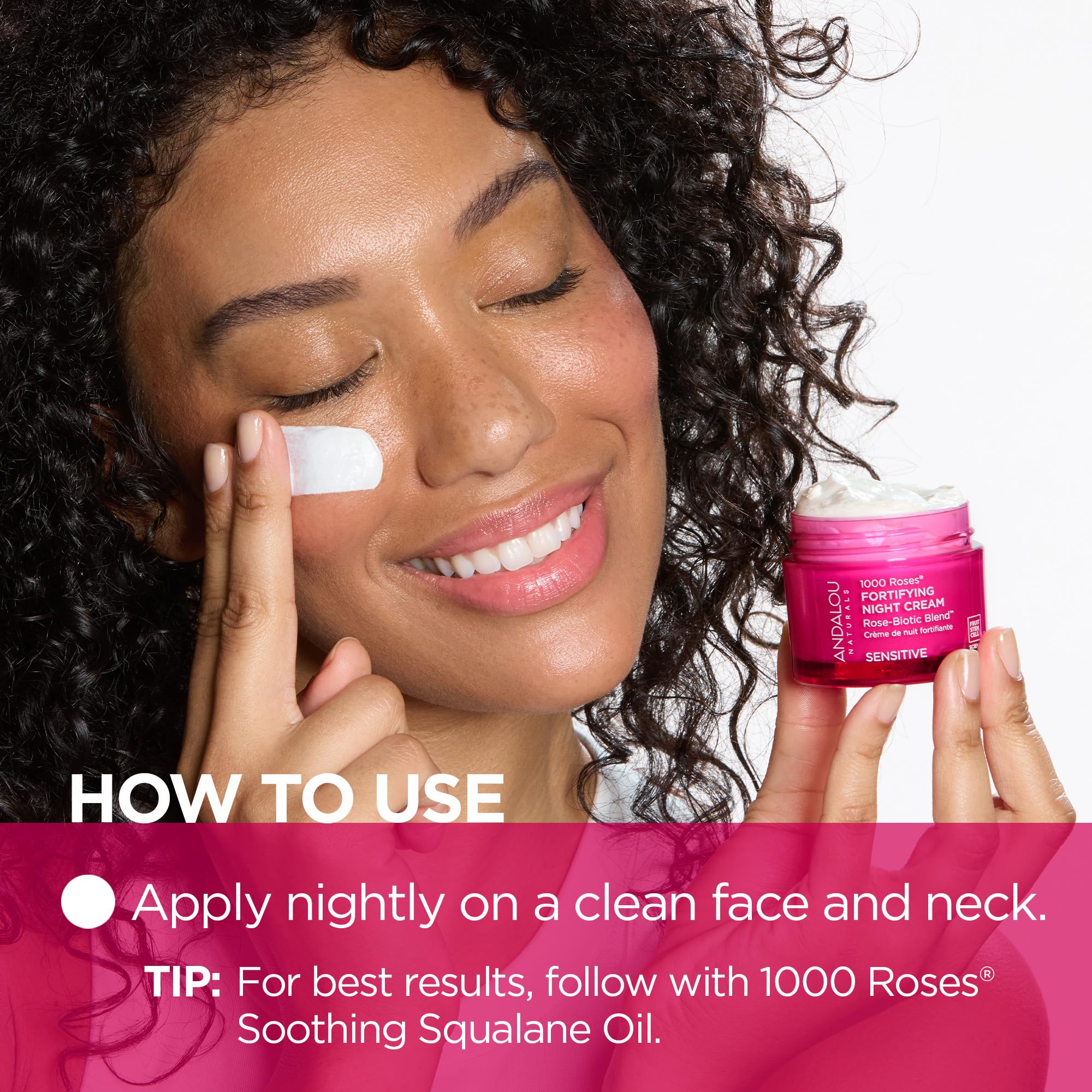 Andalou Naturals Alpine Rose Stem Cells packaging suggests revival and renewal