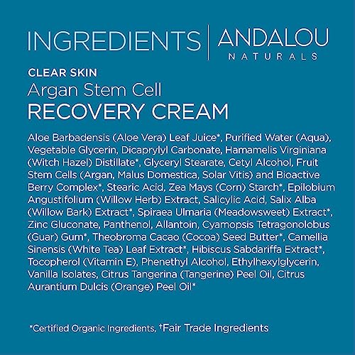 Andalou Naturals Argan Stem Cell Recovery Cream night ritual awaken hydrated skin