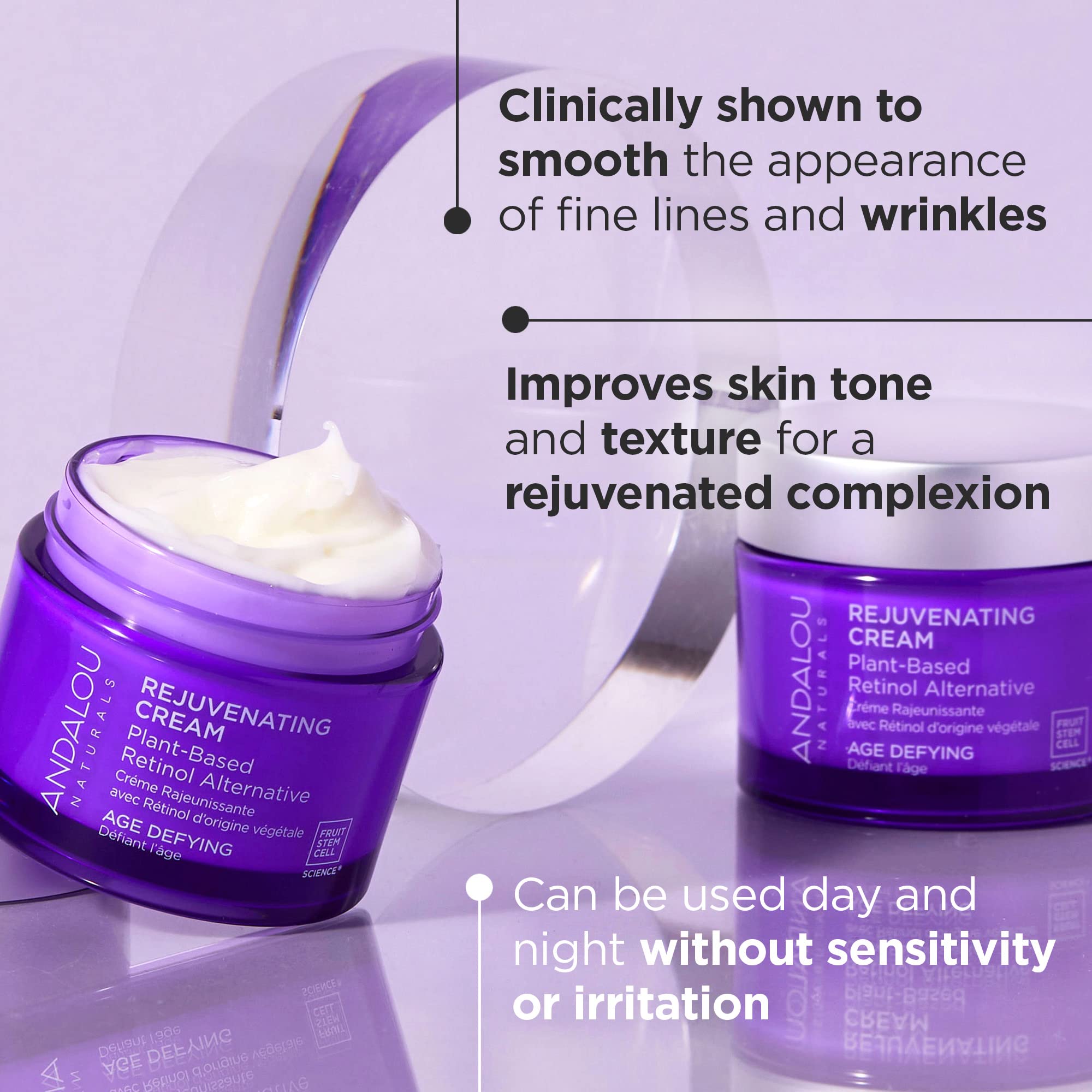 Andalou Naturals Bakuchiol oil drop highlights plant-based retinol alternative benefit
