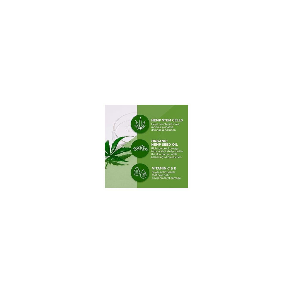 Andalou Naturals CannaCell Cleansing Foam skin-care-routine supports daily cleansing.