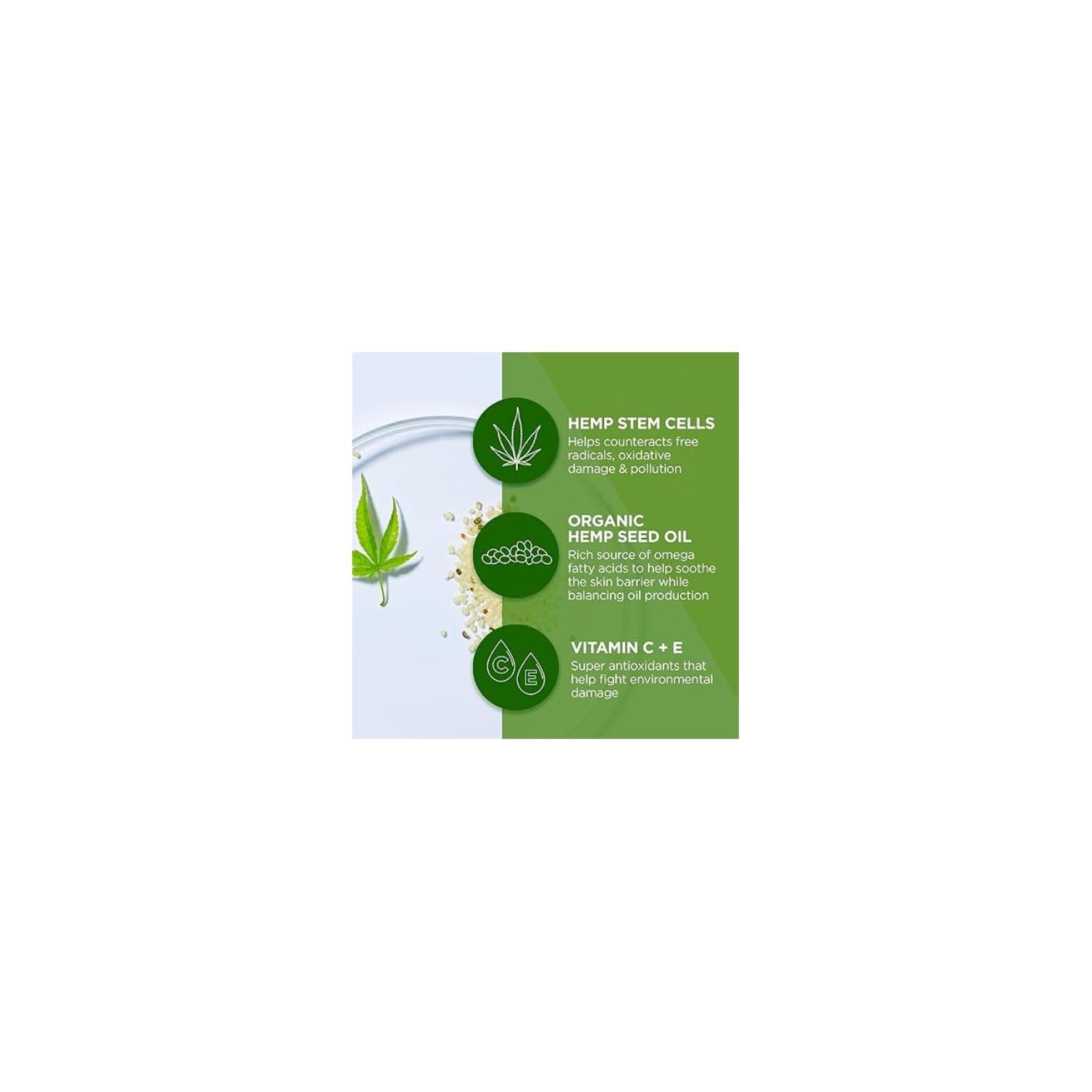 Andalou Naturals CannaCell Dreamy Night Cream texture swatch reveals creamy thickness.