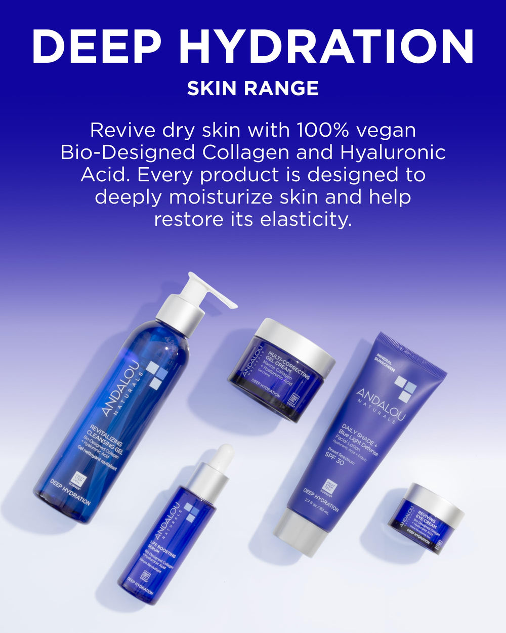 Andalou Naturals cruelty-free gluten-free packaging communicates ethical skincare.