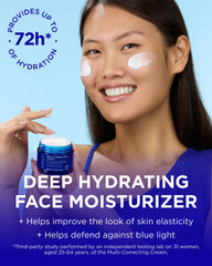 Andalou Naturals Deep Hydration Cream closeup texture highlights creamy consistency