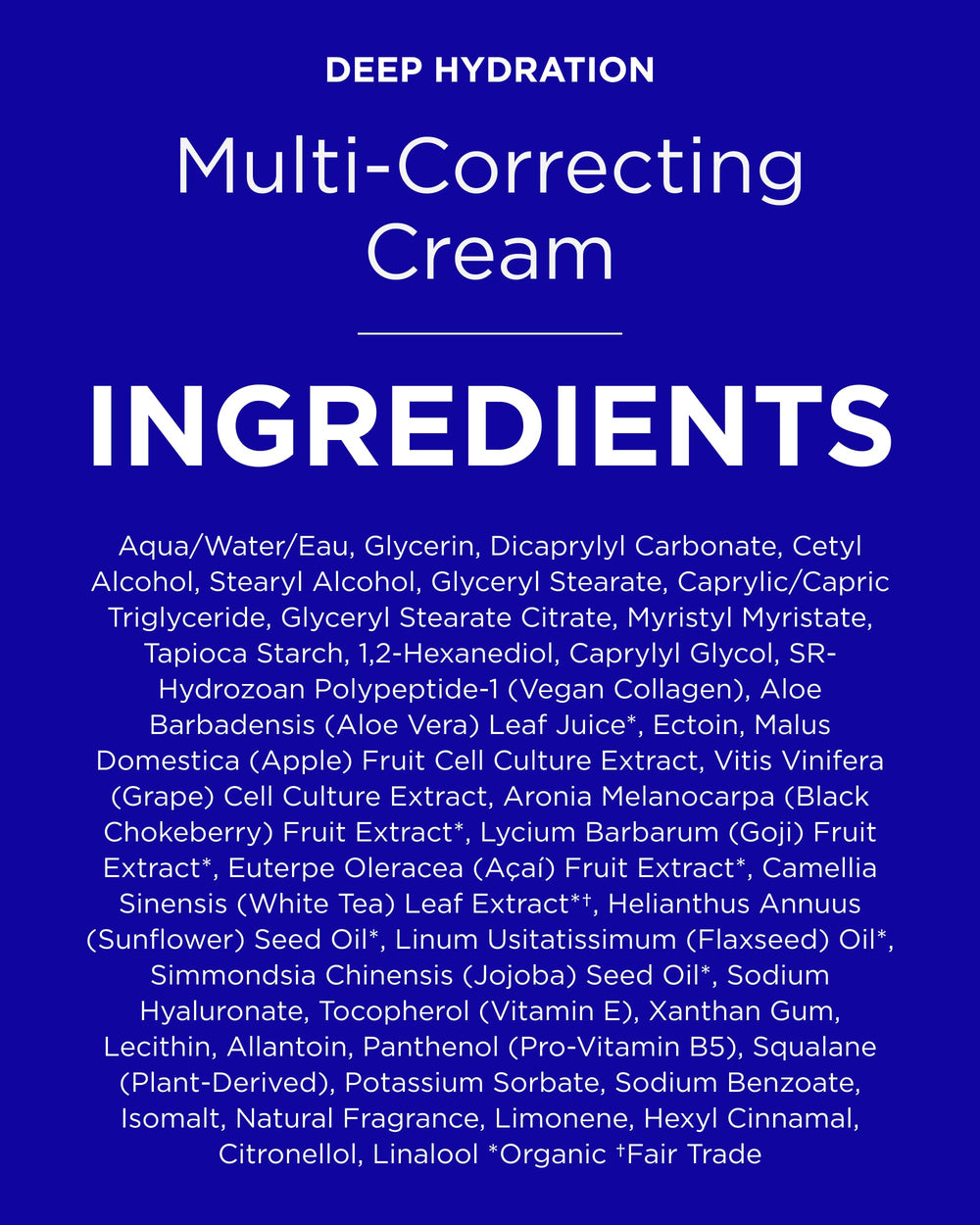 Andalou Naturals Deep Hydration Cream packaging reinforces clean beauty values