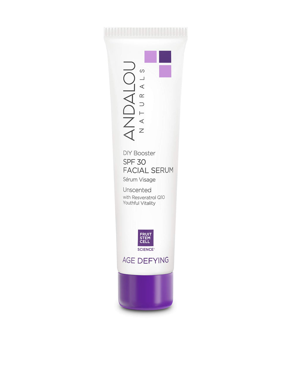 Andalou Naturals DIY Booster SPF30 bottle ready for daily sun protection.