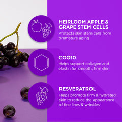 Andalou Naturals DIY Booster ingredients close-up highlighting antioxidant stem cells.