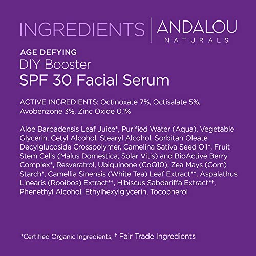 Andalou Naturals travel-friendly 2 oz tube for on-the-go protection.
